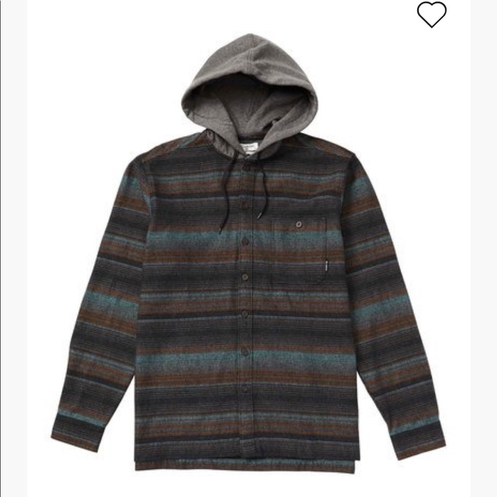 Billabong Baja Hooded Flannel Shirt